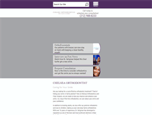 Tablet Screenshot of chelseaorthonyc.com